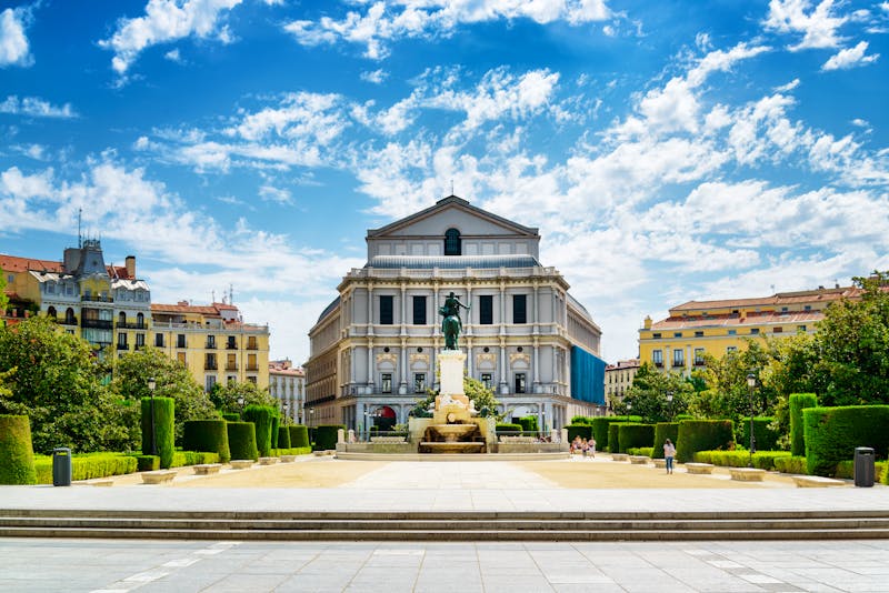 Madrid - Blick auf das Königliche Theater (Teatro Real) - ©©efired - stock.adobe.com