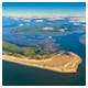 Nordsee-Inseln Amrum, Föhr und Sylt im Wattenmeer – © Aufwind-Luftbilder - Adobe Stock