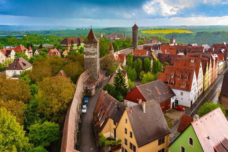 Rothenburg o. d. T. - Stadtmauer - &copy;H-AB Photography - stock.adobe.com