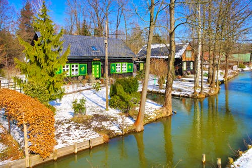 Lehde im Winter &ndash; &copy; LianeM - stock.adobe.com