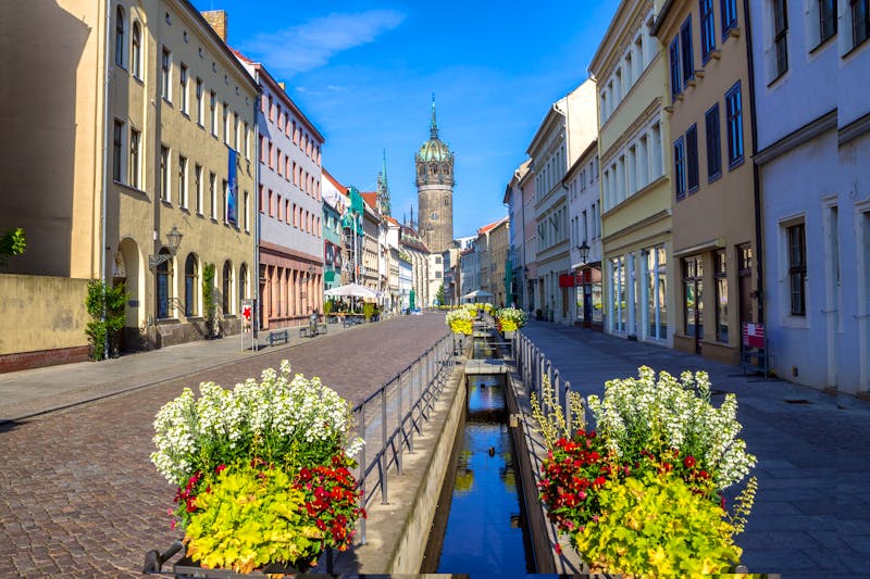 Lutherstadt Wittenberg - Blick zur Schlosskirche - ©Sina Ettmer - stock.adobe.com