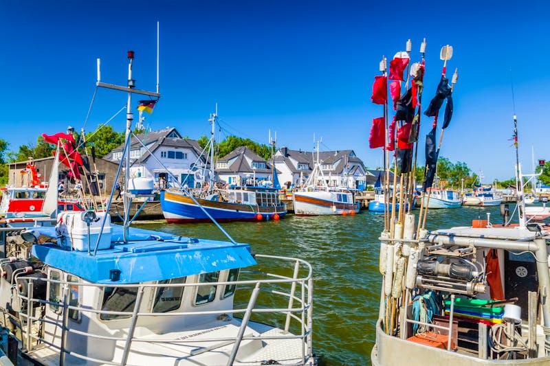 Hafen von Vitte auf der Ostsee-Insel Hiddensee  - ©©refresh(PIX) - stock.adobe.com
