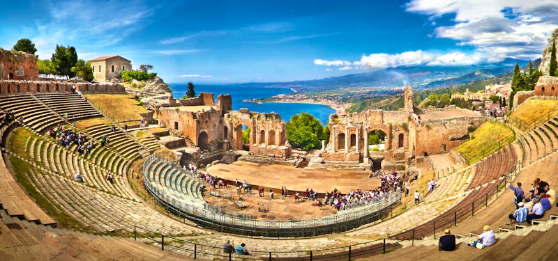 Griechisches Theater in Taormina - Sizilien - ©mRGB - Adobe Stockfoto