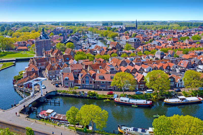 Blick auf die Innenstadt von Enkhuizen in den Niederlanden - ©©Nataraj - stock.adobe.com