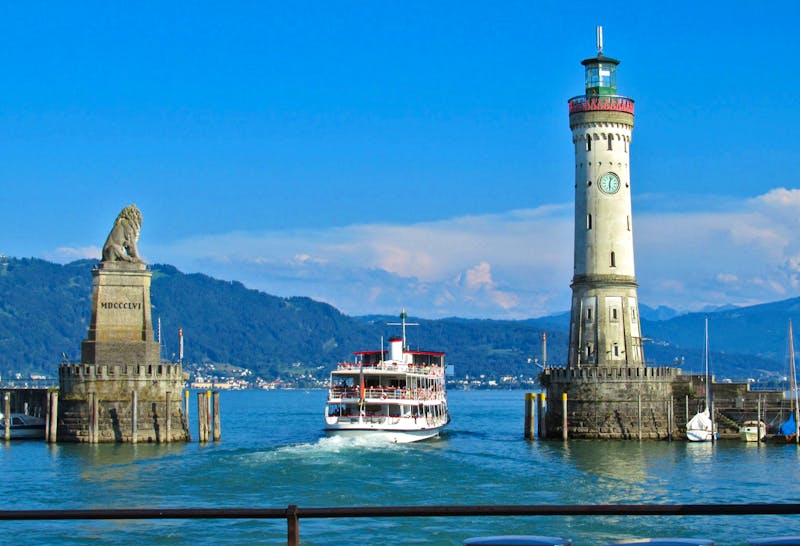 Leuchtturm und Löwe in Lindau am Bodensee - ©Eberhardt TRAVEL - Marion Kottlos