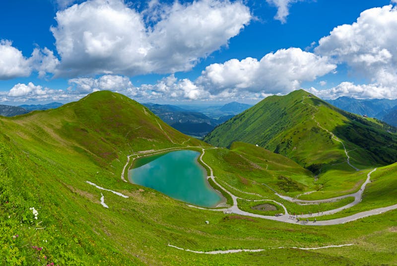 Blick von der Kanzelwand-Station auf den Alpsee - ©©Robert Schneider - stock.adobe.com