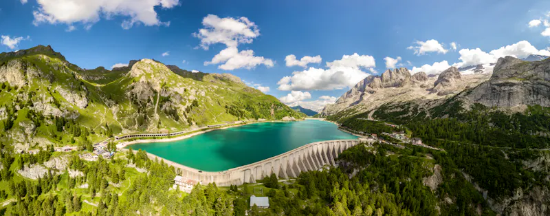 Dolomiten - Lago Fedaia und Marmolada - &copy;casagrandelor - stock.adobe.com