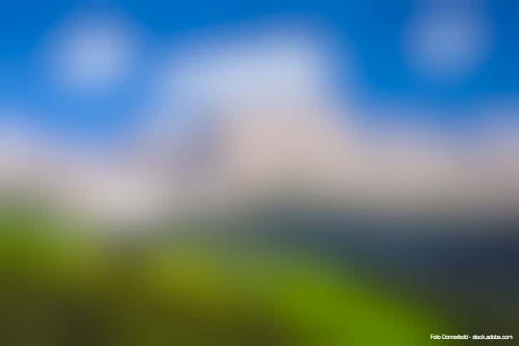 Dolomiten - Blick zum Rosengarten – © Donnerbold - stock.adobe.com