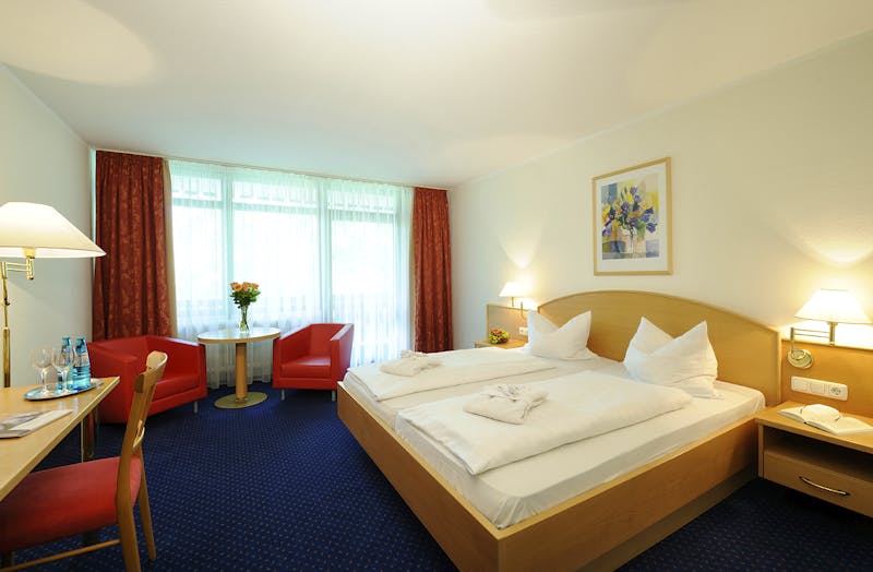 Bad Füssing - Johannesbad  Hotel Königshof - Zimmerbeispiel – ©Das Foto ist ausschlie?lich f?r PR- und Marketingma?nahmen der JOHANNESBAD AG- BAD F?SSING/Bayern zu verwenden. Jegliche Nutzung