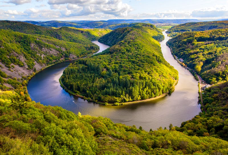 Blick auf die Saarschleife im Saarland - ©©Astrid - stock.adobe.com