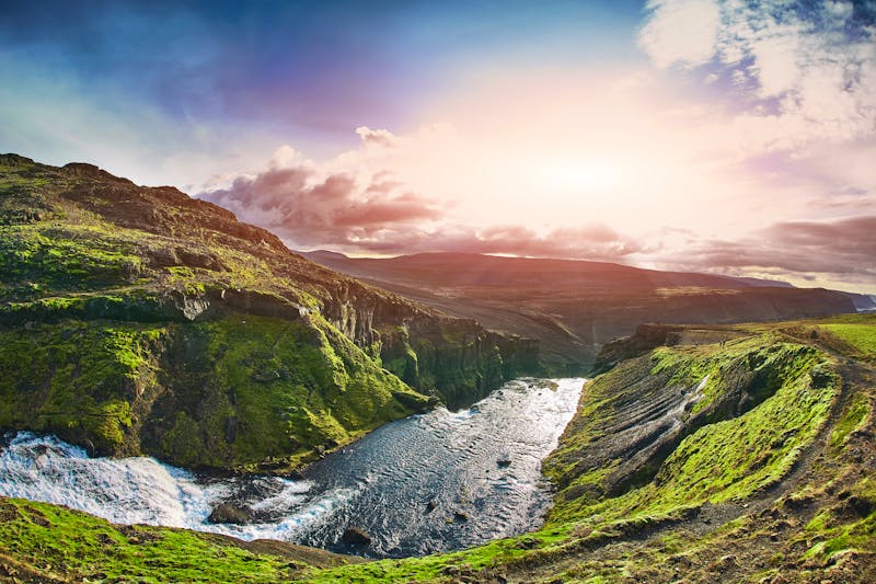 Island - Glymur-Wasserfall - ©vitaliymateha - stock.adobe.com