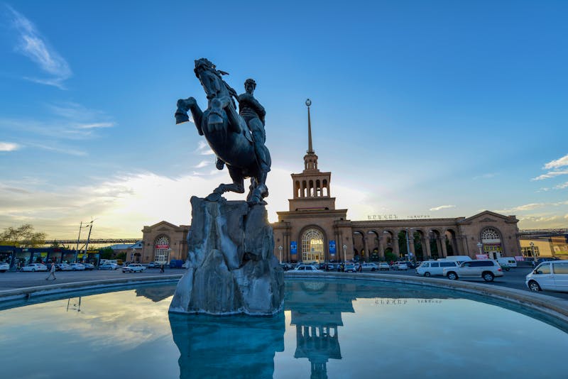 Statue von David von Sassoun in Jerevan - ©©vrej - stock.adobe.com