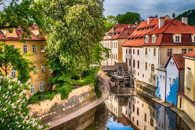 Prag - auf der Kampa-Halbinsel - Certovka-Mühle - ©cividin - stock.adobe.com