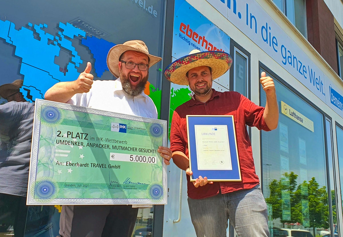 Preis der IHK Dresden für unsere virtuellen Reisen – © Eberhardt TRAVEL