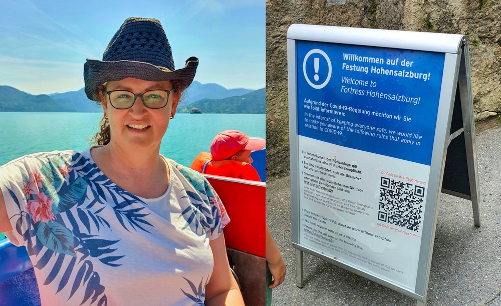 Kristin Weigel am Mondsee in Österreich – © Eberhardt TRAVEL - Kristin Weigel