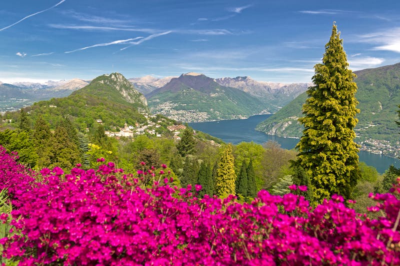 Parco San Grato am Luganer See im Tessin - ©©lettas - stock.adobe.com