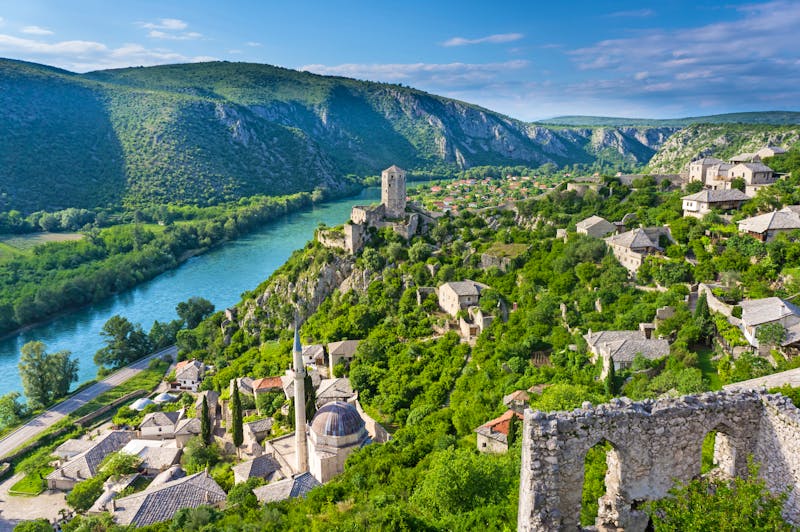 Pocitelj am Fluss Neretva - Bosnien-Herzegovina - ©©Suzanne Plumette - stock.adobe.com