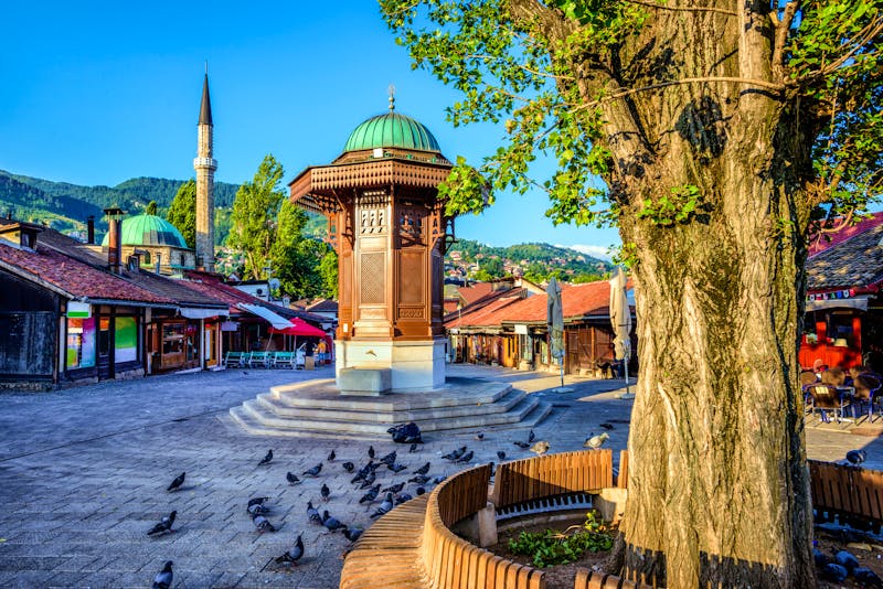 Sebilj Brunnen in der Alstatdt von Sarajevo - ©©Boris Stroujko - stock.adobe.com