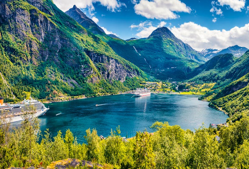 Geirangerfjord im Westen Norwegens - ©©Andrew Mayovskyy - stock.adobe.com