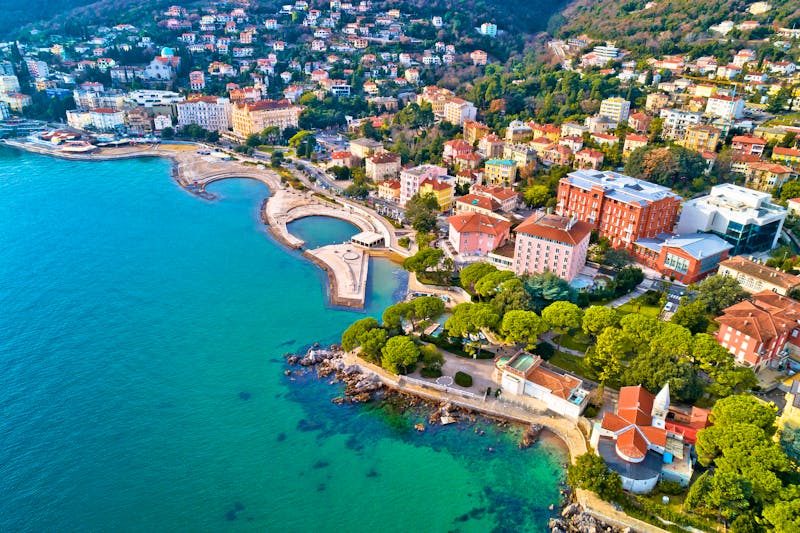 Blick auf Opatija in Kroatien - ©©xbrchx - stock.adobe.com