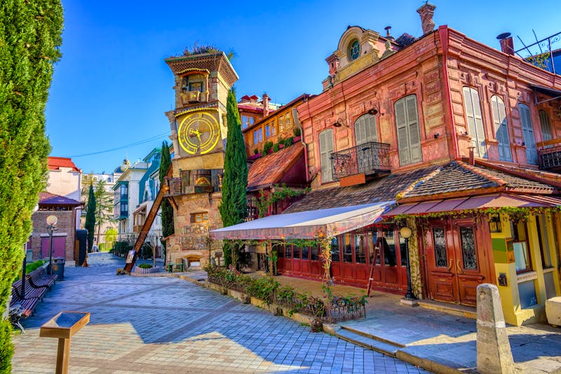 Georgien - in der Altstadt von Tblissi - ©Boris Stroujko - stock.adobe.com
