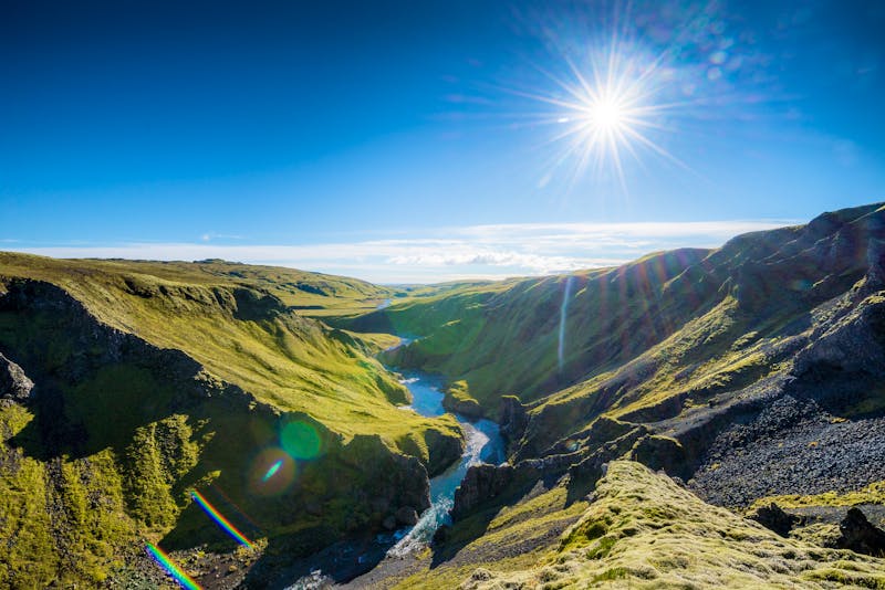 island - Schlucht des Fagrifoss-Wasserfalles - ©schame87 - stock.adobe.com