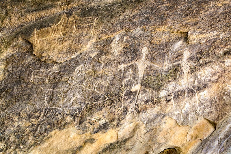 Aserbaidschan - Felszeichnungen im Qobustan-Nationalpark - ©Aleksandar Todorovic - stock.adobe.com