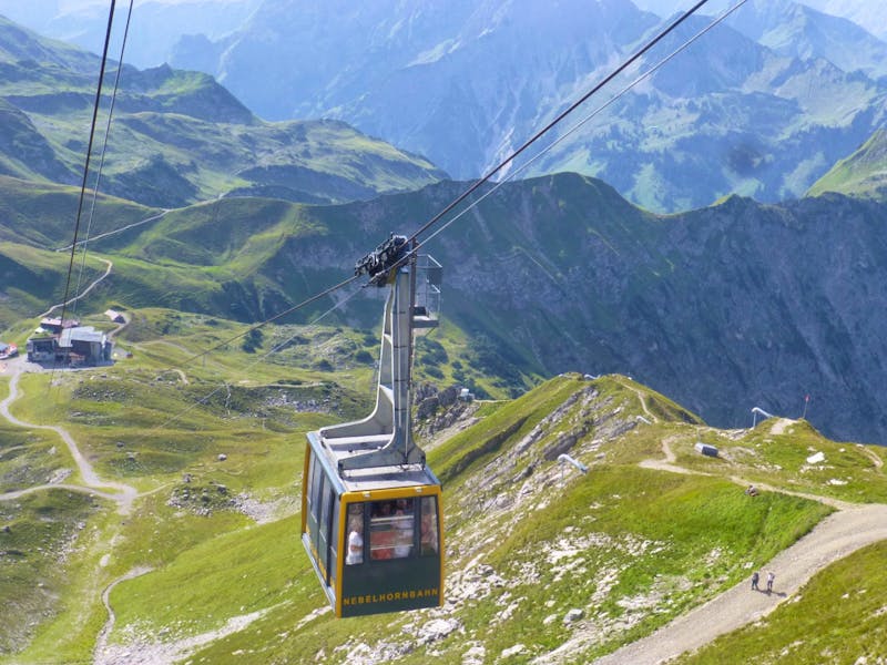 Seilbahnfahrt auf das Nebelhorn in den Allgäuer Alpen - ©Eberhardt TRAVEL - Kerstin Hugel