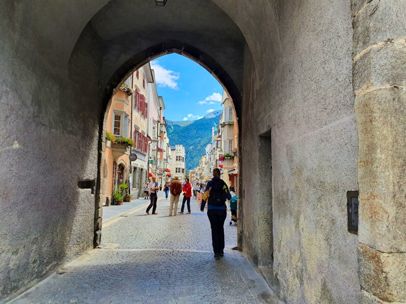 Ankunft der Wandergruppe in Sterzing - ©Eberhardt TRAVEL - Ria Heilmann