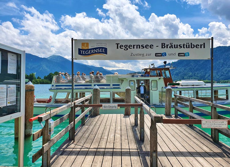 Schiffsanleger am Tegernsee - ©Eberhardt TRAVEL - Ria Heilmann