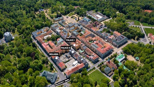 Franzensbad - Kurhotel Palace I  & II - Luftbild &ndash; &copy; Kurhotel Palace I & II Franzensbad