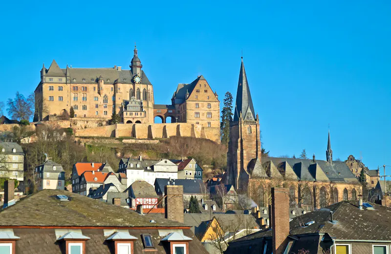 Schloss von Marburg in Hessen - &copy;©Blackosaka - stock.adobe.com