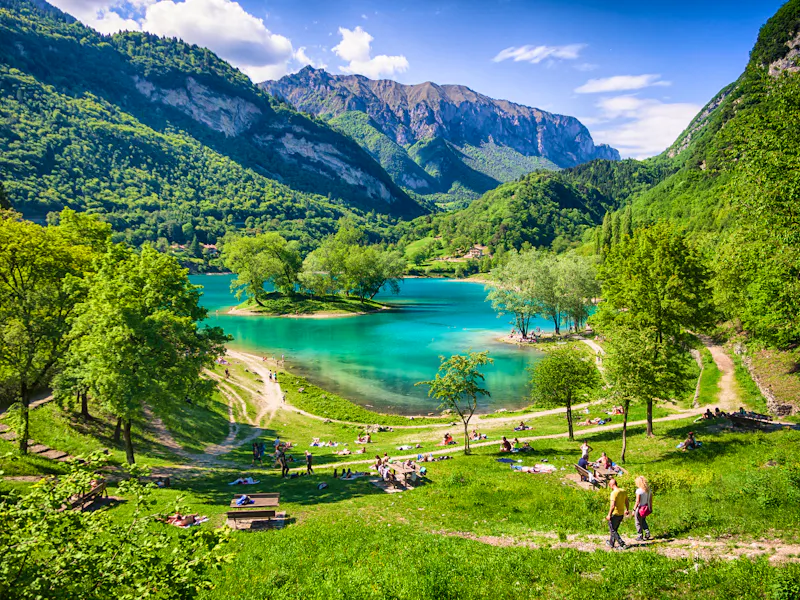Wanderung zum Tenno See in Italien - &copy;©isaac74 - stock.adobe.com