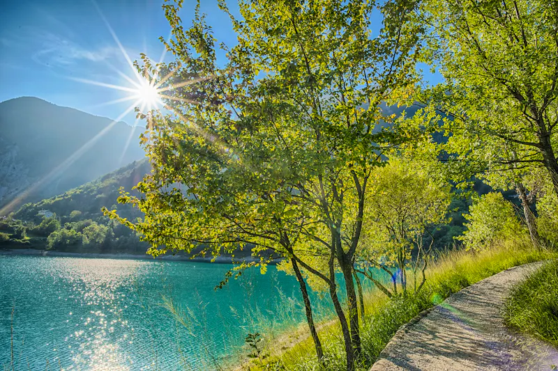 Lago di Tenno nahe dem Gardasee - &copy;©Harald - stock.adobe.com