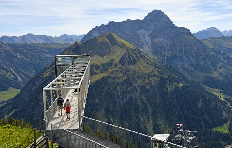Walmendingerhorn am Aussichtssteg - ©lotharnahler - stock.adobe.com