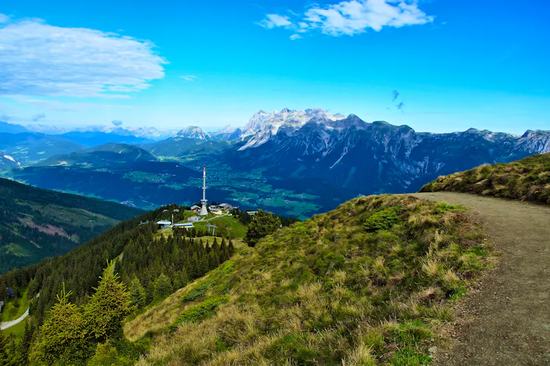 Blick vom Hauser Kaibling zum Dachstein - &copy;bikemp - stock.adobe.com