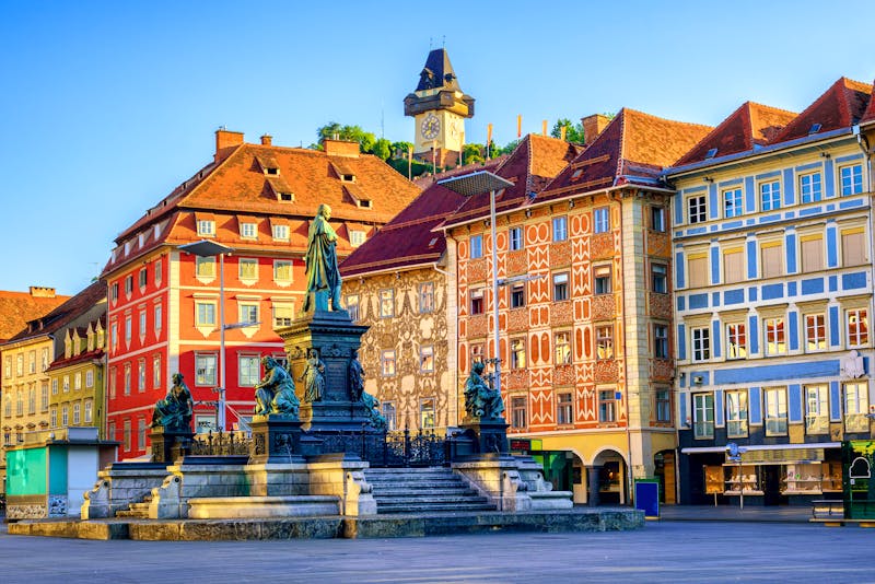 Graz - Hauptplatz in der Altstadt - ©Boris Stroujko - stock.adobe.com