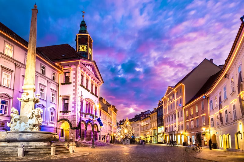 Weihnachtsmarkt in Ljubljana - Slowenien - ©©kasto - stock.adobe.com