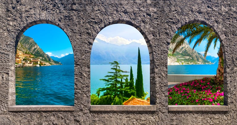 Sirmione - Blick zum Gardasee - ©Solarisys - stock.adobe.com