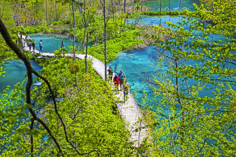 Wanderweg im Nationalpark Plitwitzer Seen - ©©bilobalo3 - stock.adobe.com