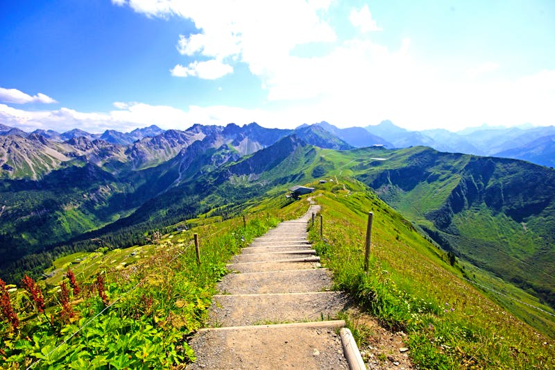 Blick vom Fellhorn Richtung Kanzelwand - ©ErnstPieber - stock.adobe.com