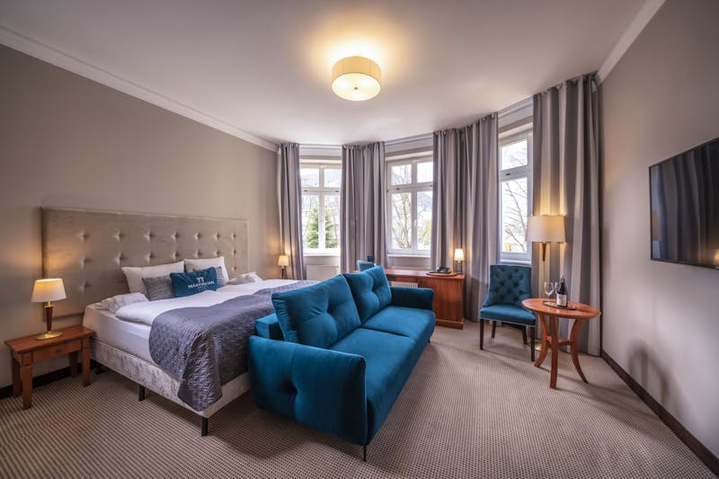 Zimmerbeispiel Doppelzimmer Komfort Maxymilian Unique Hotel – ©IdeaSpa