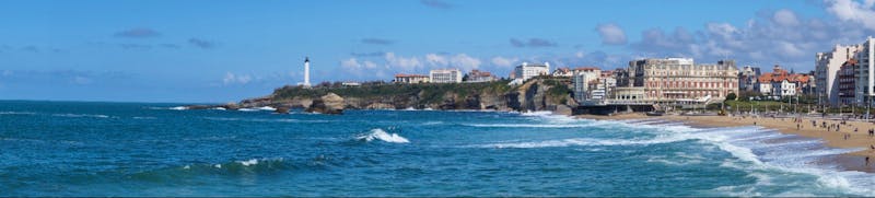 Strandpanorama an der Atlantikküste von Biarritz - ©Andreas Böcker - Eberhardt TRAVEL