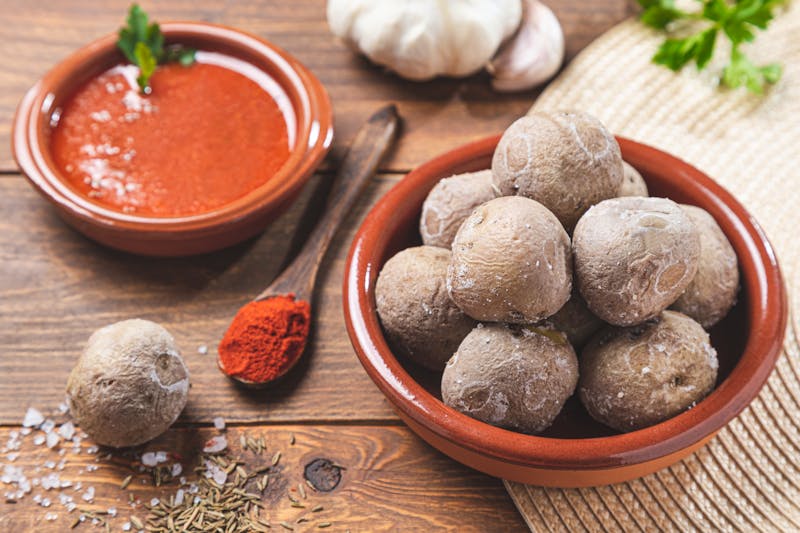 Papas Arrugadas - Runzelkartoffeln - Tapas - ©©Miguel Tamayo  - stock.adobe.com