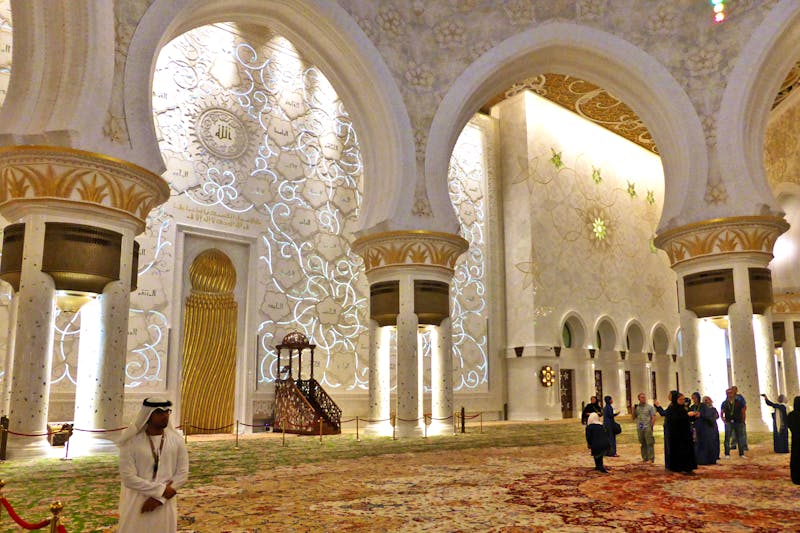 Sheikh Zayed Moschee in Abu Dhabi - ©Eberhardt TRAVEL - Frank Nimschowski
