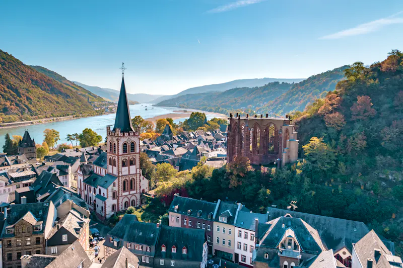 Boppard Blick Altstadt - &copy;DAS Ebertor Hotel Boppard