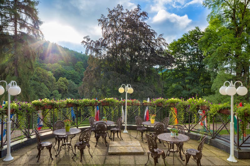 Marienbad - Ensana Health Spa Hotel Butterfly - Terrasse – ©Jan Prerovsky