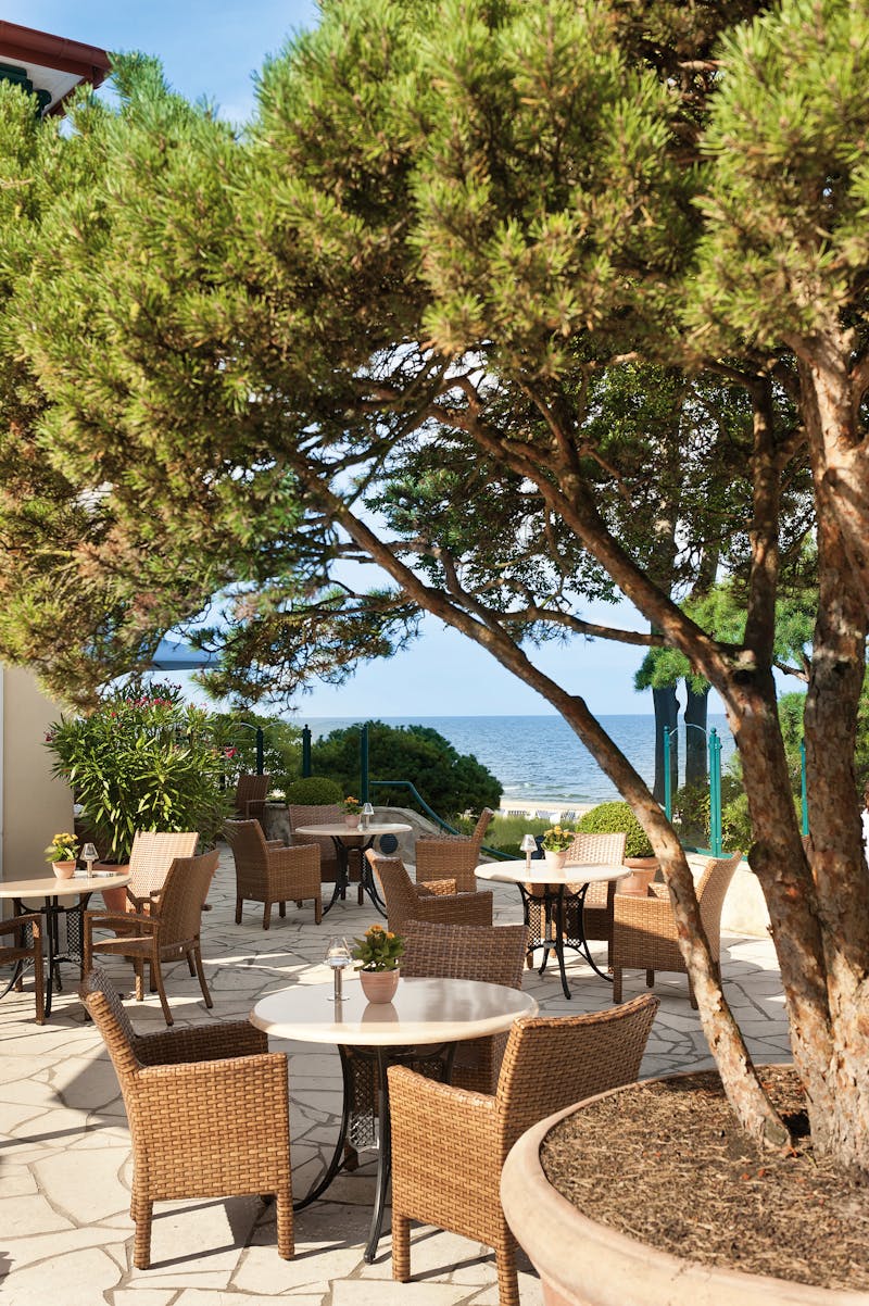 Travel Charme Strandhotel Bansin - Terasse – ©Travel Charme - Alle Rechte vorbehalten lt. §2UrhG.