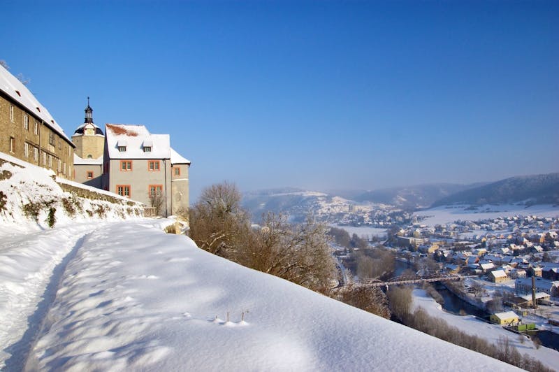 Dornburger Schlösser im Winter - Blick in das Saale-Tal - ©©autofocus67 - stock.adobe.com