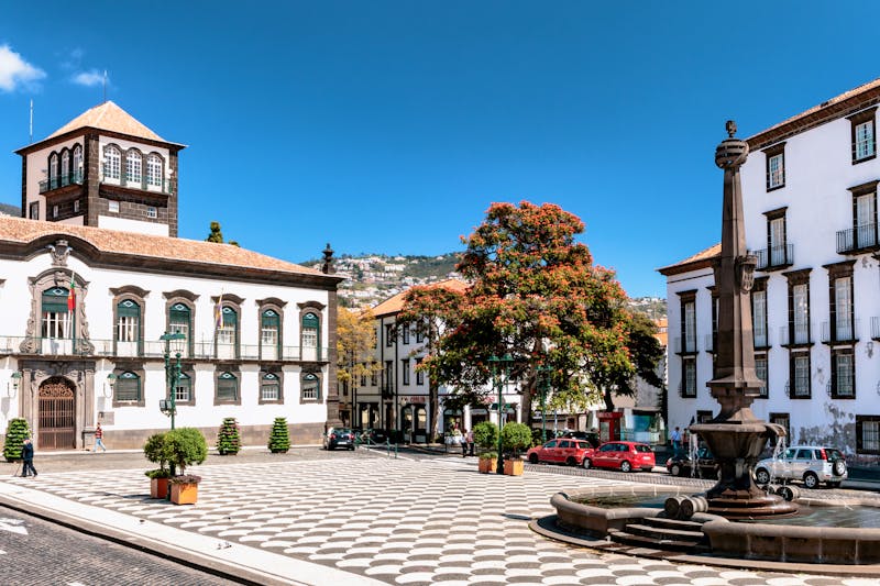 Rathausplatz von Funchal auf Madeira - ©Dieter Meyer - Adobe Stock